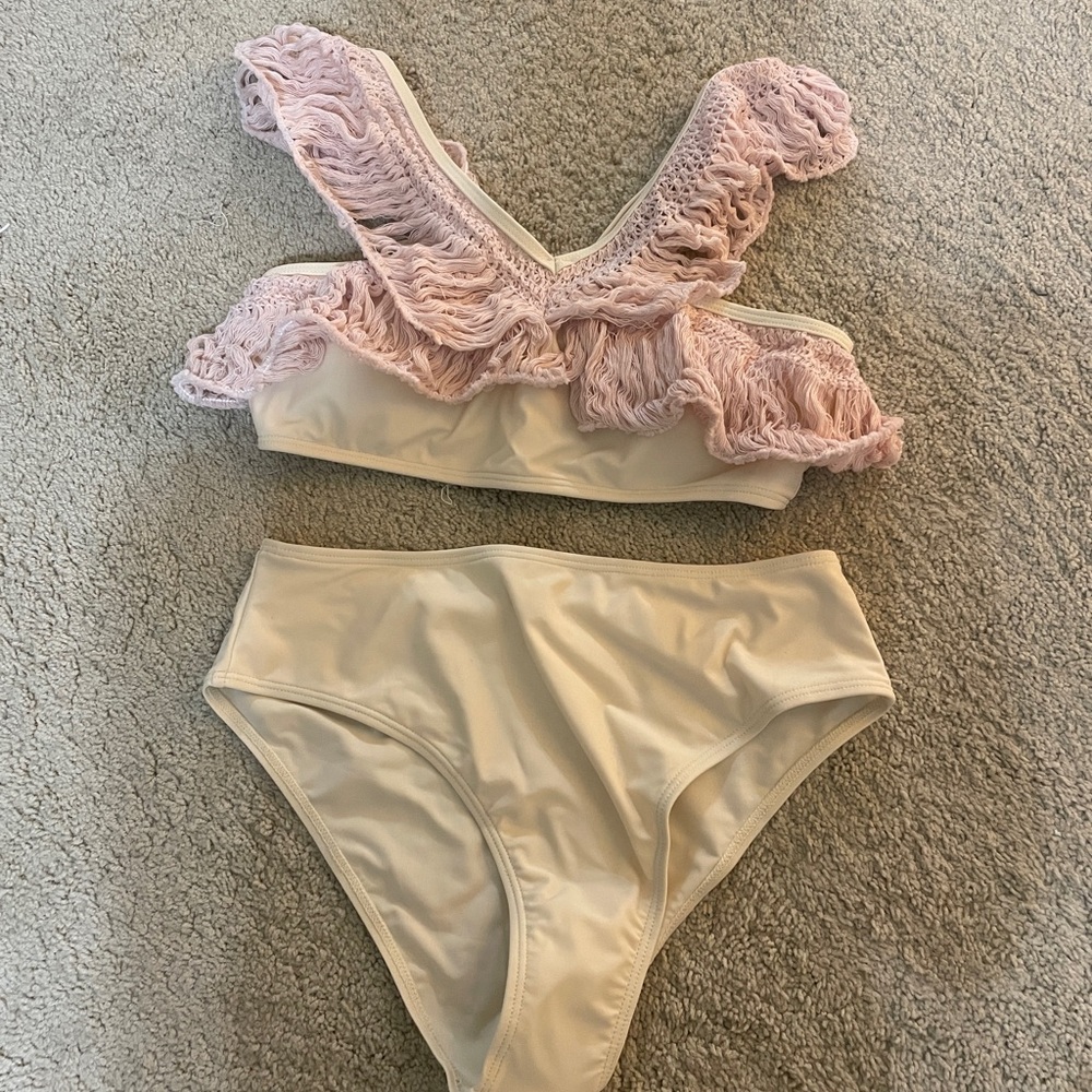 Boho pink bikini. NWOT